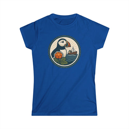 Softstyle Damen-T-Shirt „Puffin Edition“ – Fröhlich. Bequem. Persönlich.