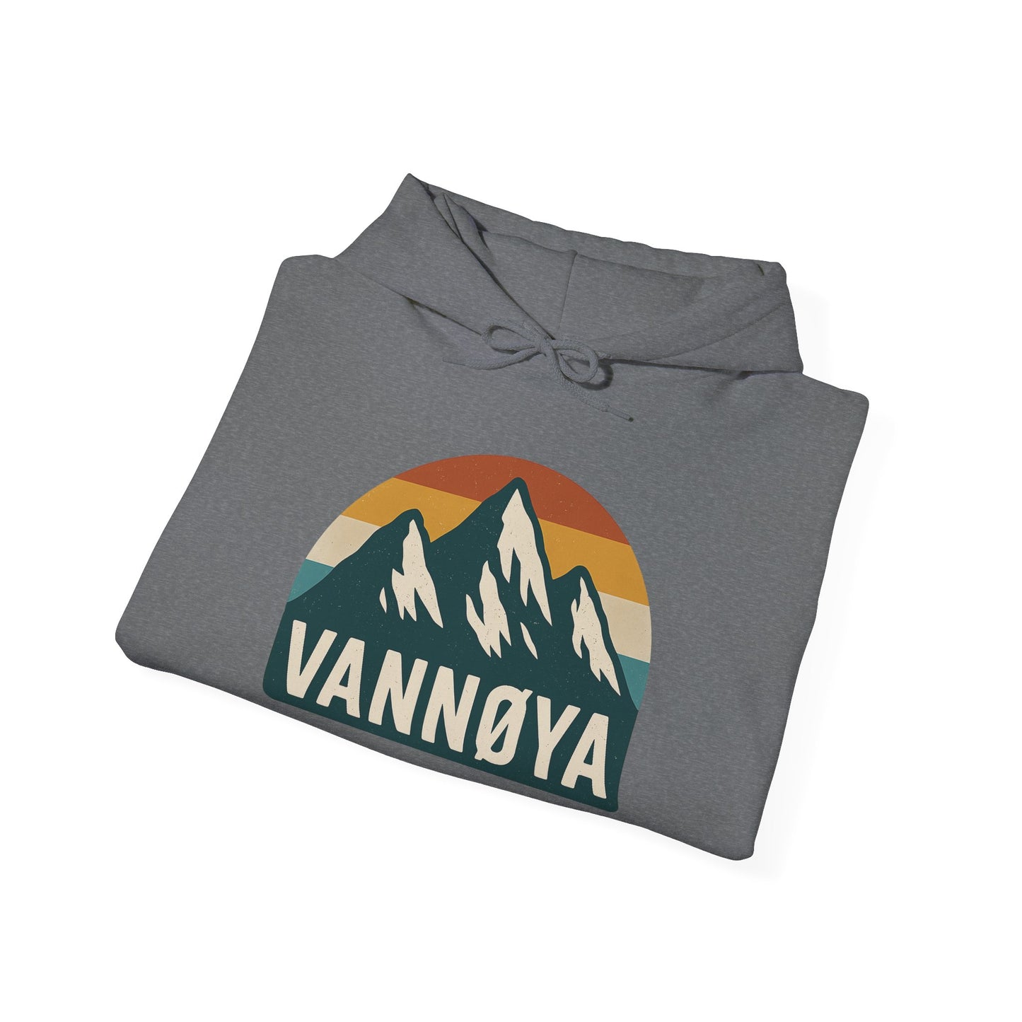 Mountain VANNØYA Unisex Hoodie - Cozy, Outdoor-Inspired Sweatshirt