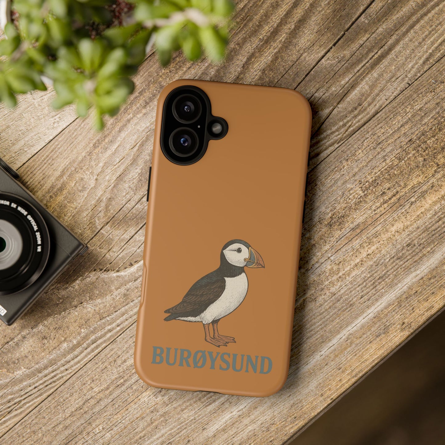 Premium-Handyhülle mit Papageientaucher – Schutz trifft nordische Wildnis