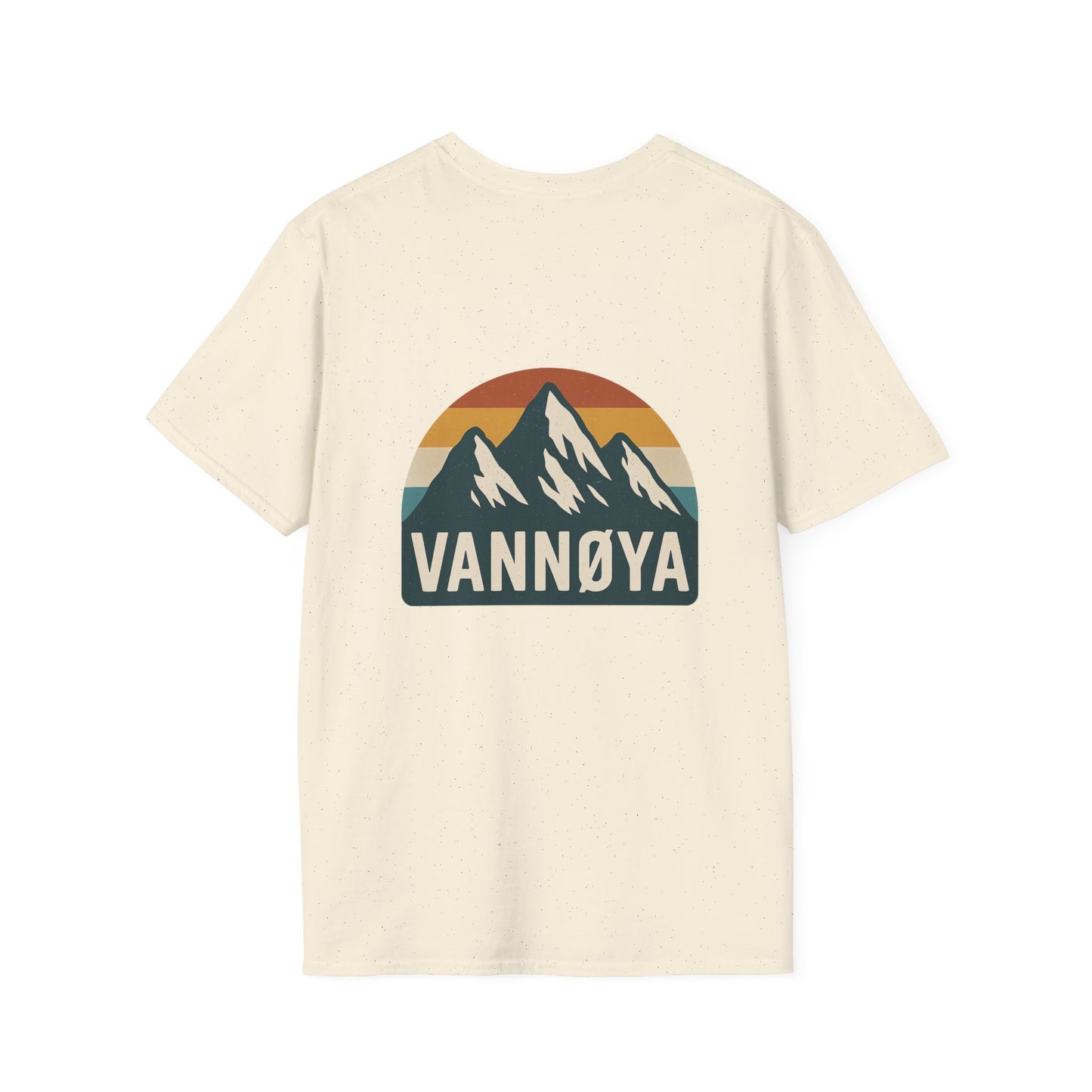 Salty Element Unisex Softstyle T-Shirt - Retro Mountain Lodge Tee