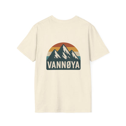Salty Element Unisex Softstyle T-Shirt - Retro Mountain Lodge Tee