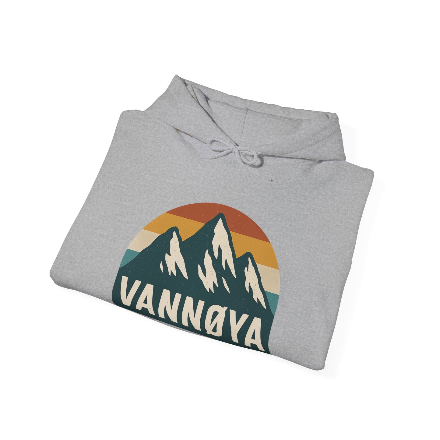Mountain VANNØYA Unisex Hoodie - Cozy, Outdoor-Inspired Sweatshirt
