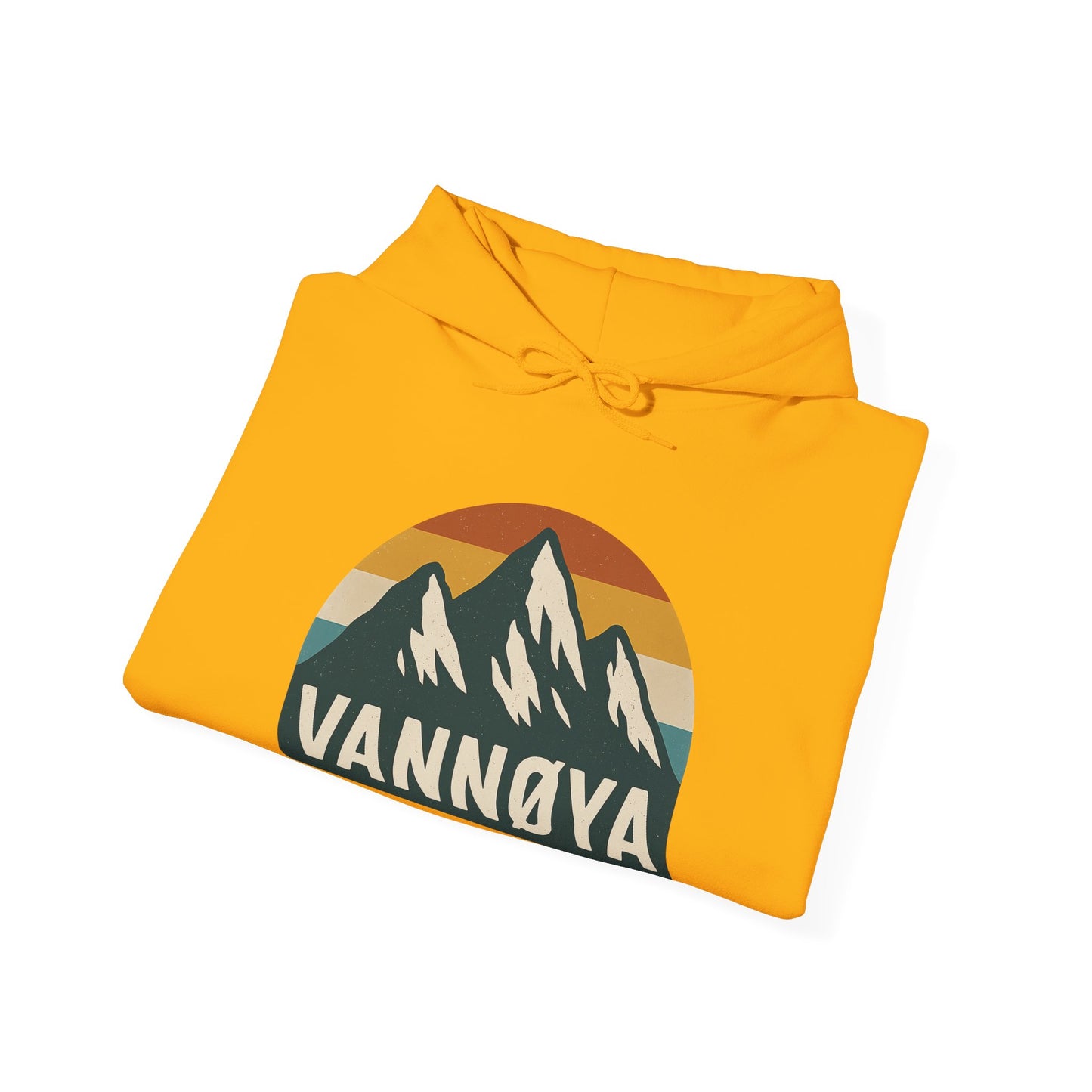 Mountain VANNØYA Unisex Hoodie - Cozy, Outdoor-Inspired Sweatshirt