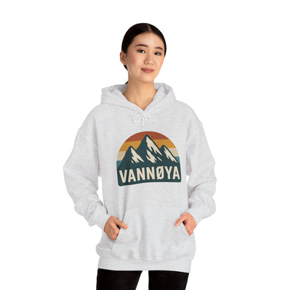 Mountain VANNØYA Unisex Hoodie - Cozy, Outdoor-Inspired Sweatshirt