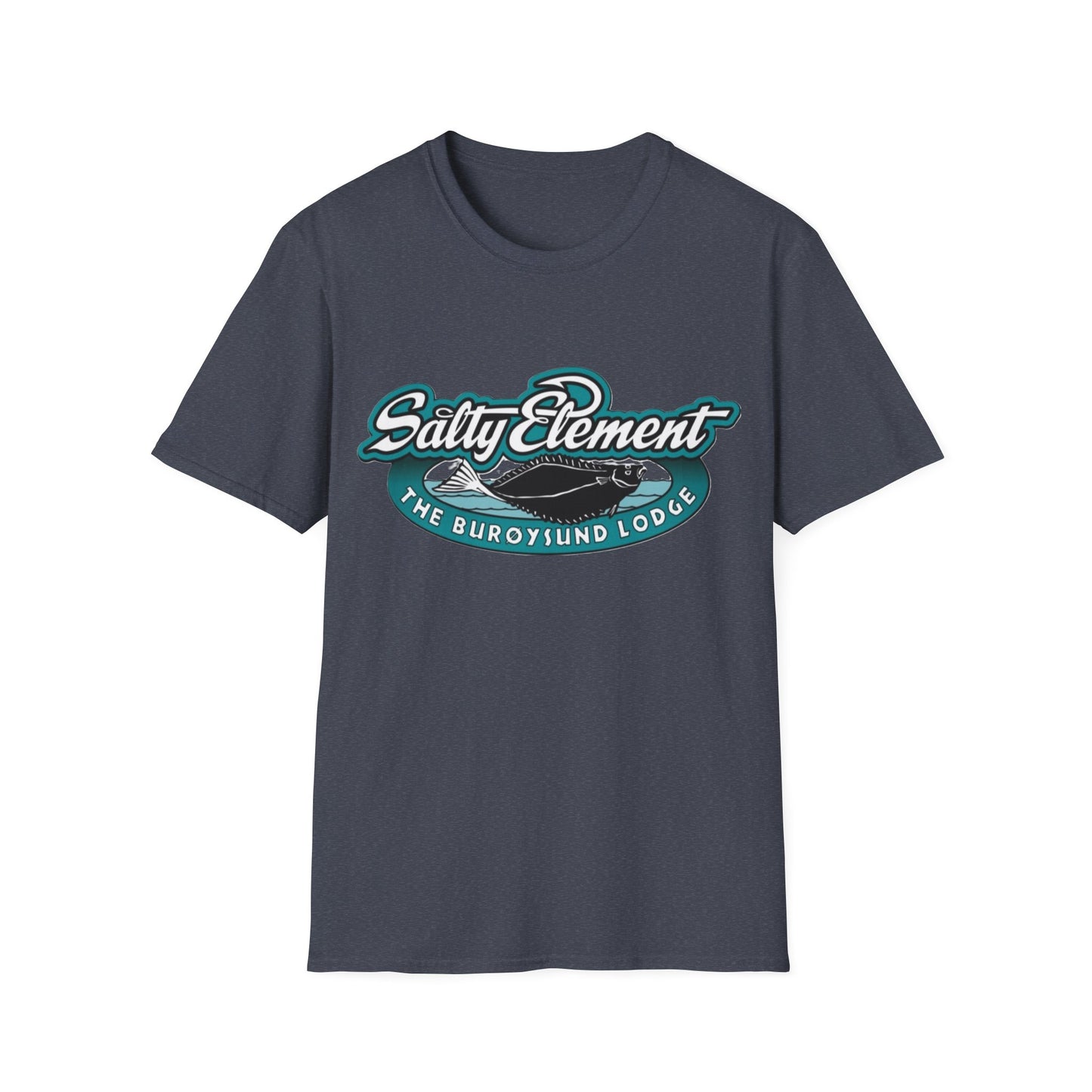 Salty Element Unisex Softstyle T-Shirt - Retro Mountain Lodge Tee