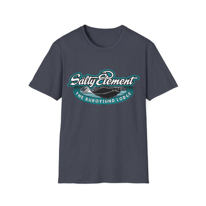 Salty Element Unisex Softstyle T-Shirt - Retro Mountain Lodge Tee