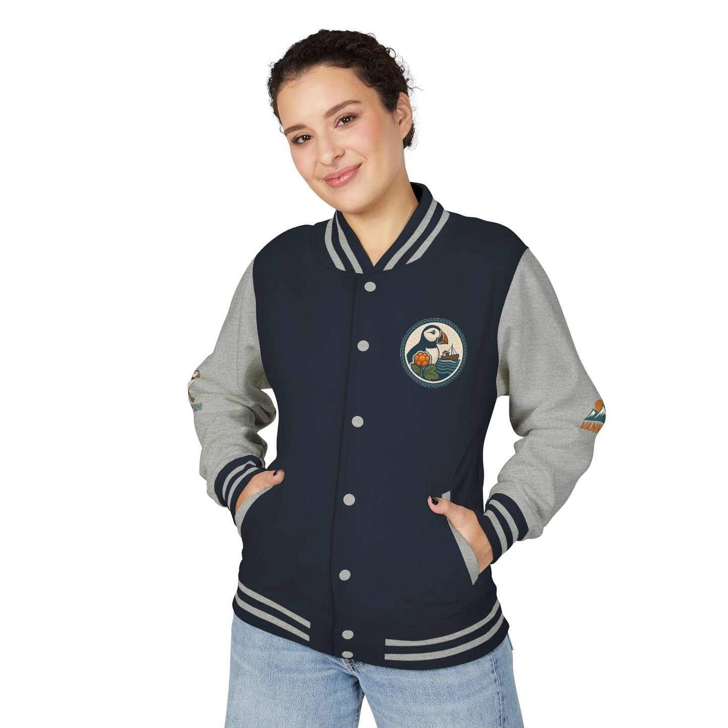 Unisex Collegejacke – Retro-Look trifft Komfort