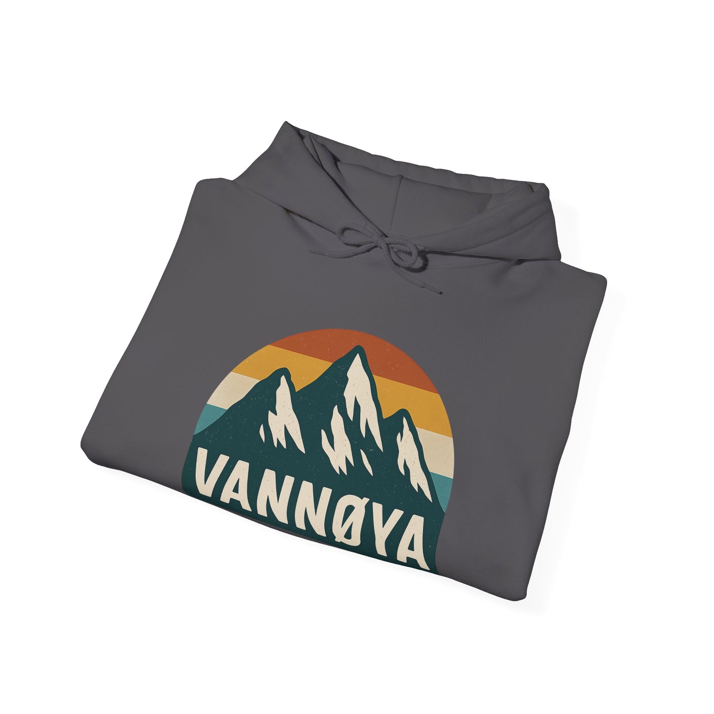 Mountain VANNØYA Unisex Hoodie - Cozy, Outdoor-Inspired Sweatshirt