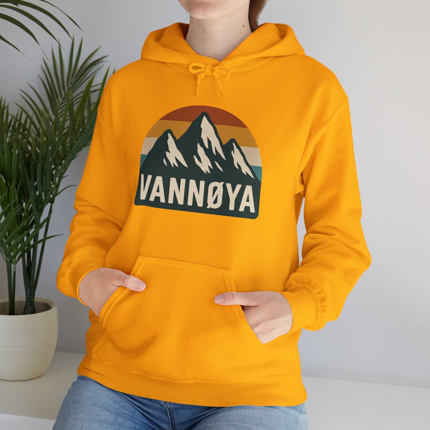 Mountain VANNØYA Unisex Hoodie - Cozy, Outdoor-Inspired Sweatshirt
