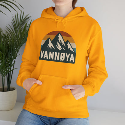 Mountain VANNØYA Unisex Hoodie - Cozy, Outdoor-Inspired Sweatshirt