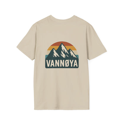 Salty Element Unisex Softstyle T-Shirt - Retro Mountain Lodge Tee