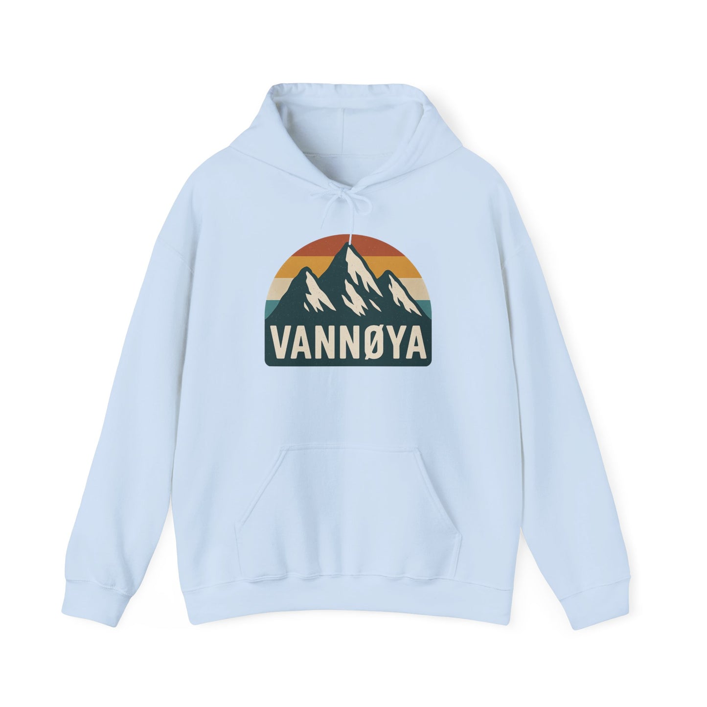 Mountain VANNØYA Unisex Hoodie - Cozy, Outdoor-Inspired Sweatshirt