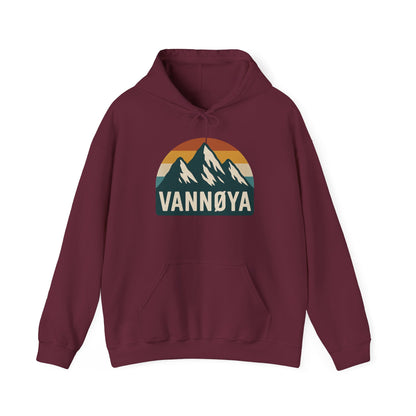 Mountain VANNØYA Unisex Hoodie - Cozy, Outdoor-Inspired Sweatshirt
