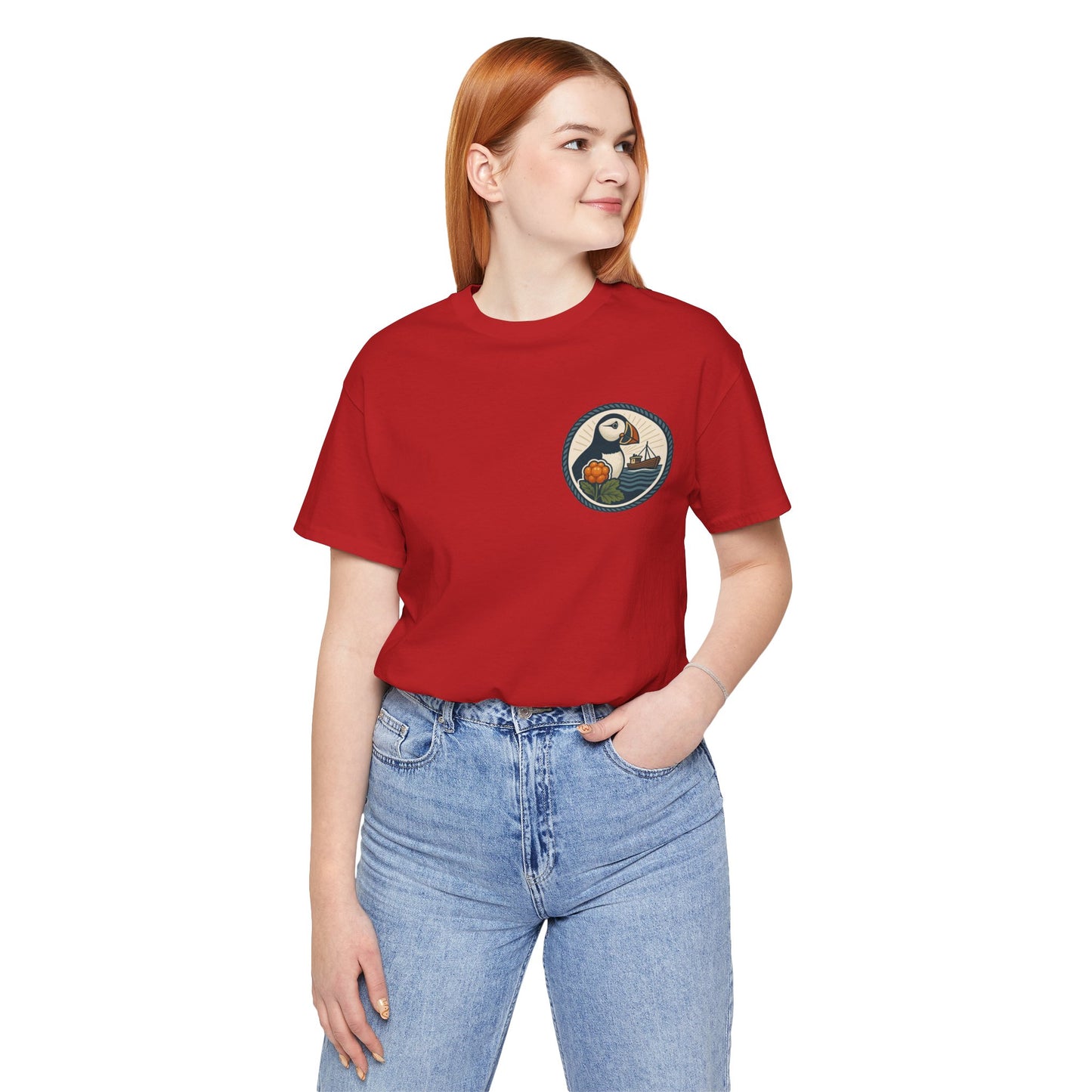 Unisex Jersey T-Shirt – Buroysund-Design für Alltag & Abenteuer