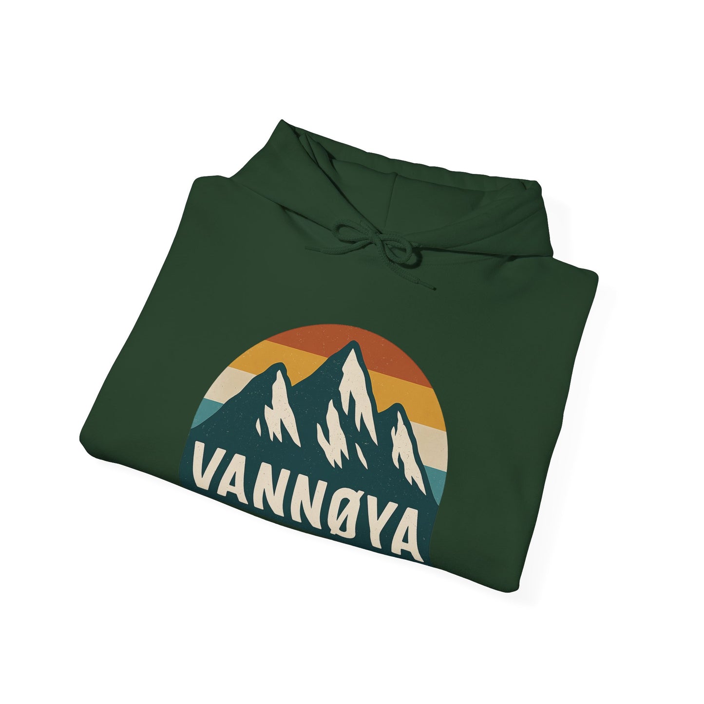 Mountain VANNØYA Unisex Hoodie - Cozy, Outdoor-Inspired Sweatshirt
