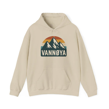 Mountain VANNØYA Unisex Hoodie - Cozy, Outdoor-Inspired Sweatshirt