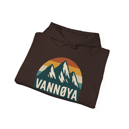 Mountain VANNØYA Unisex Hoodie - Cozy, Outdoor-Inspired Sweatshirt