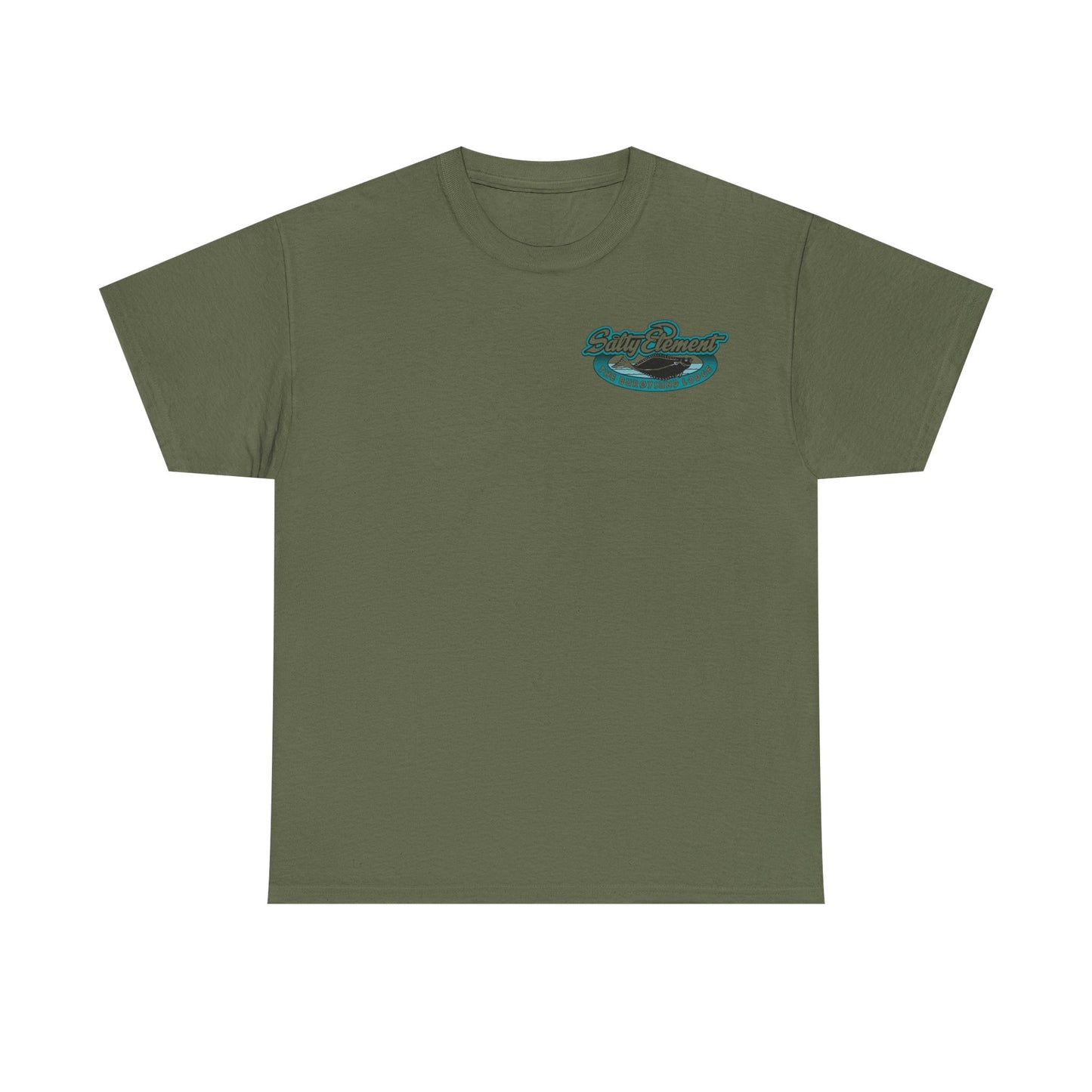 Unisex Heavy Cotton T-Shirt – „Angeln ist Krieg“ – Für alle, die es ernst meinen