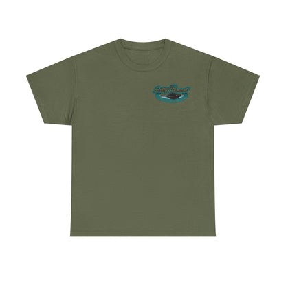 Unisex Heavy Cotton T-Shirt – „Angeln ist Krieg“ – Für alle, die es ernst meinen