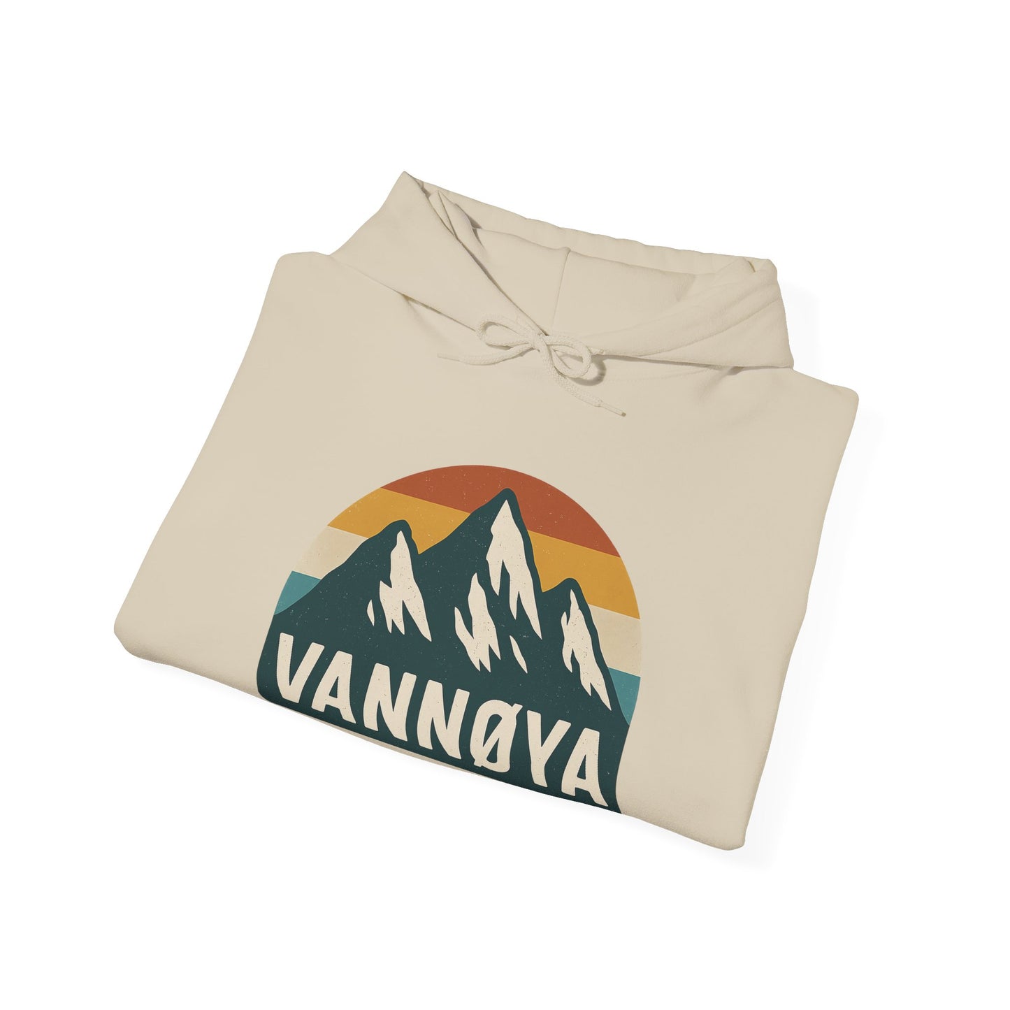 Mountain VANNØYA Unisex Hoodie - Cozy, Outdoor-Inspired Sweatshirt