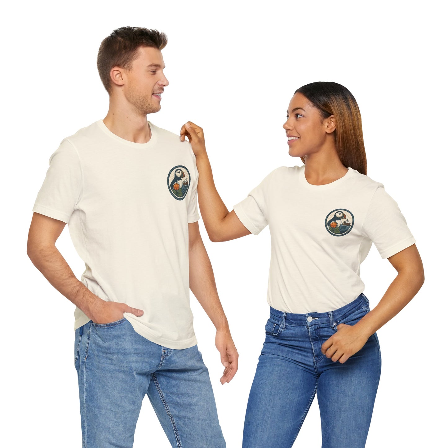 Unisex Jersey T-Shirt – Buroysund-Design für Alltag & Abenteuer