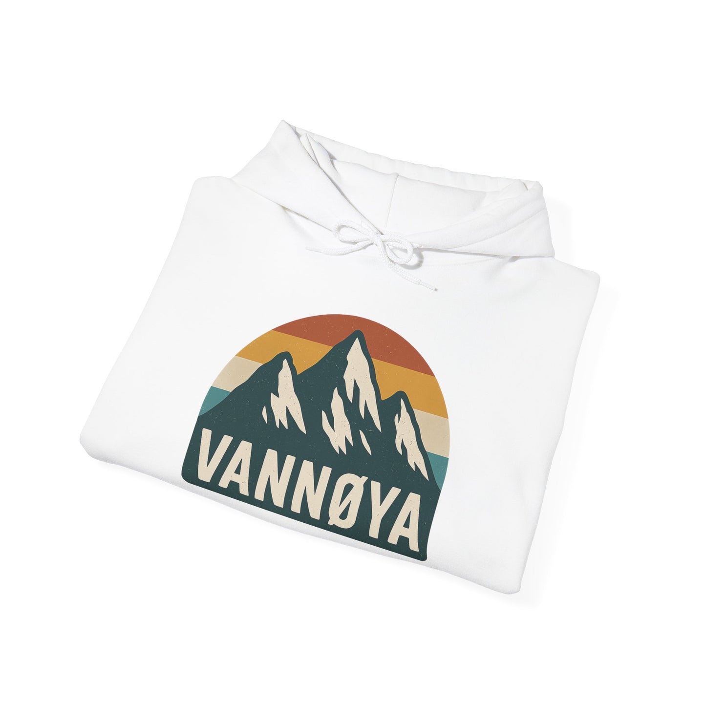 Mountain VANNØYA Unisex Hoodie - Cozy, Outdoor-Inspired Sweatshirt