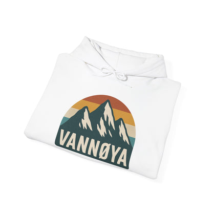 Mountain VANNØYA Unisex Hoodie - Cozy, Outdoor-Inspired Sweatshirt