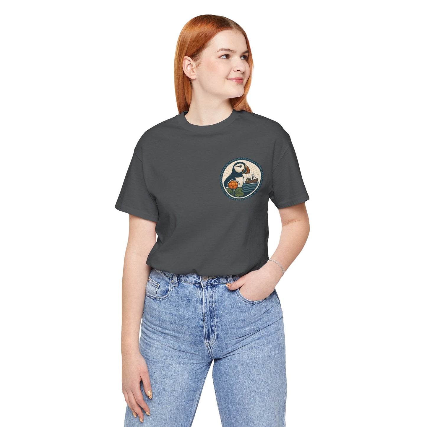 Unisex Jersey T-Shirt – Buroysund-Design für Alltag & Abenteuer