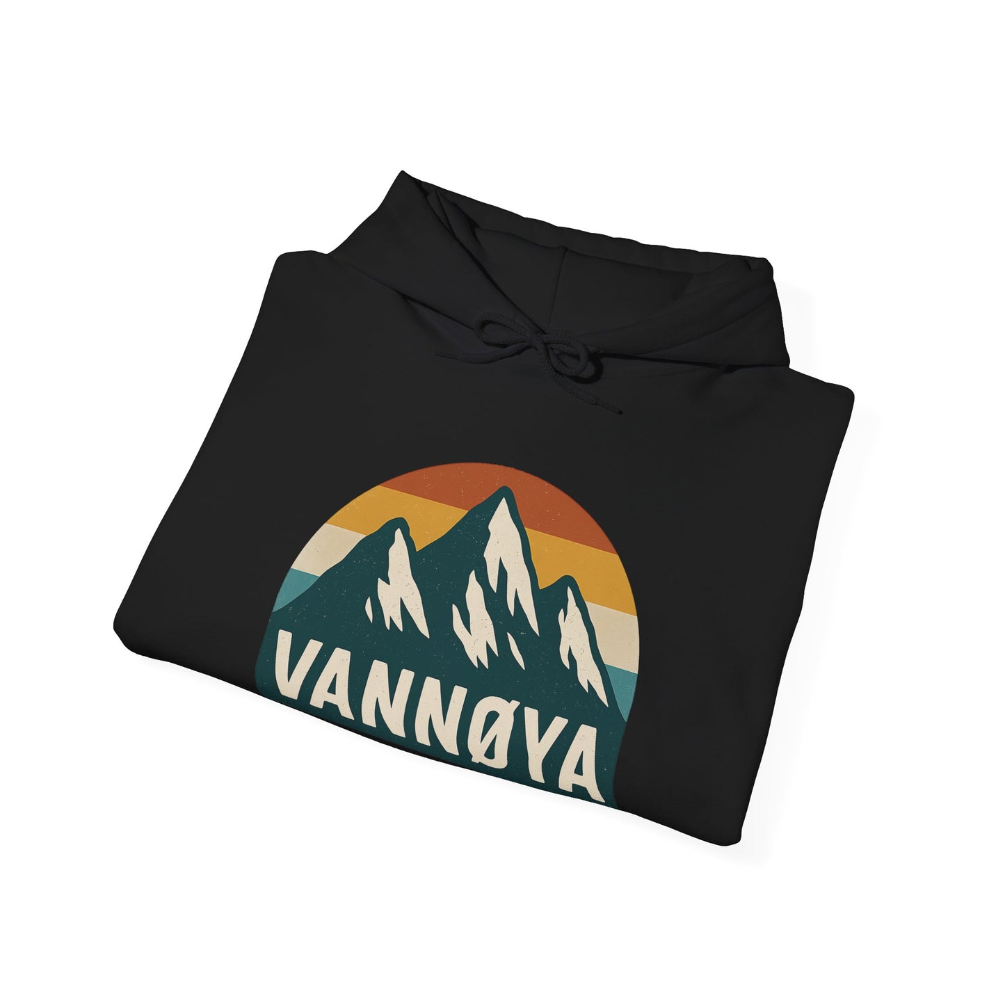 Mountain VANNØYA Unisex Hoodie - Cozy, Outdoor-Inspired Sweatshirt
