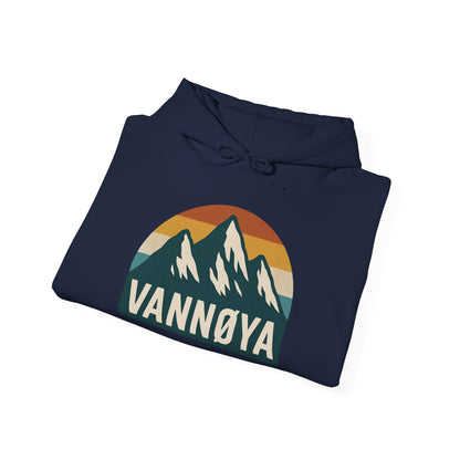 Mountain VANNØYA Unisex Hoodie - Cozy, Outdoor-Inspired Sweatshirt