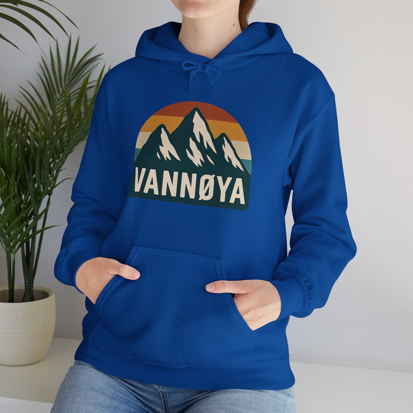 Mountain VANNØYA Unisex Hoodie - Cozy, Outdoor-Inspired Sweatshirt