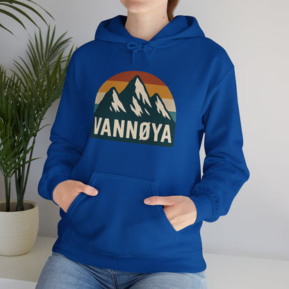Mountain VANNØYA Unisex Hoodie - Cozy, Outdoor-Inspired Sweatshirt