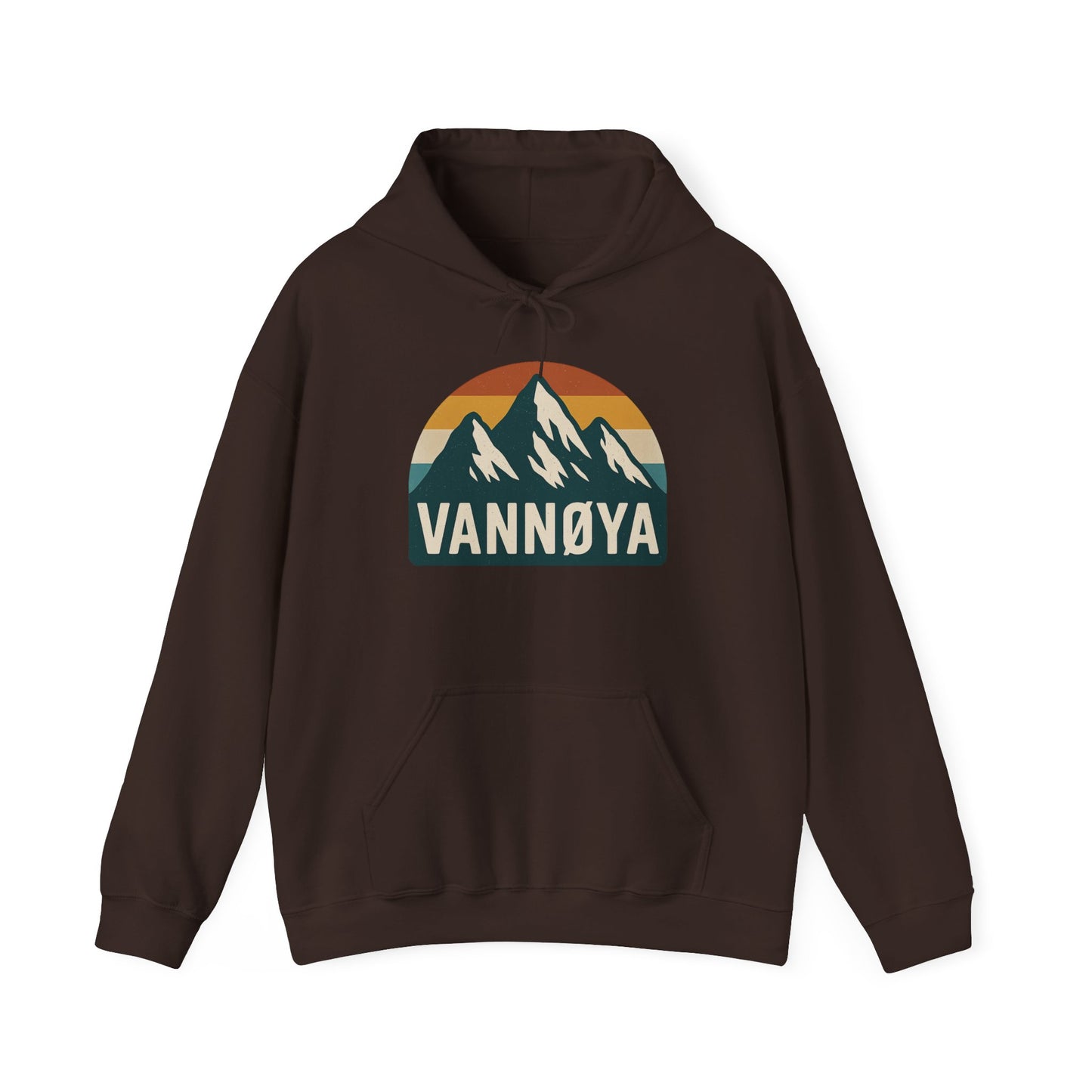 Mountain VANNØYA Unisex Hoodie - Cozy, Outdoor-Inspired Sweatshirt