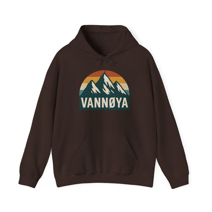 Mountain VANNØYA Unisex Hoodie - Cozy, Outdoor-Inspired Sweatshirt