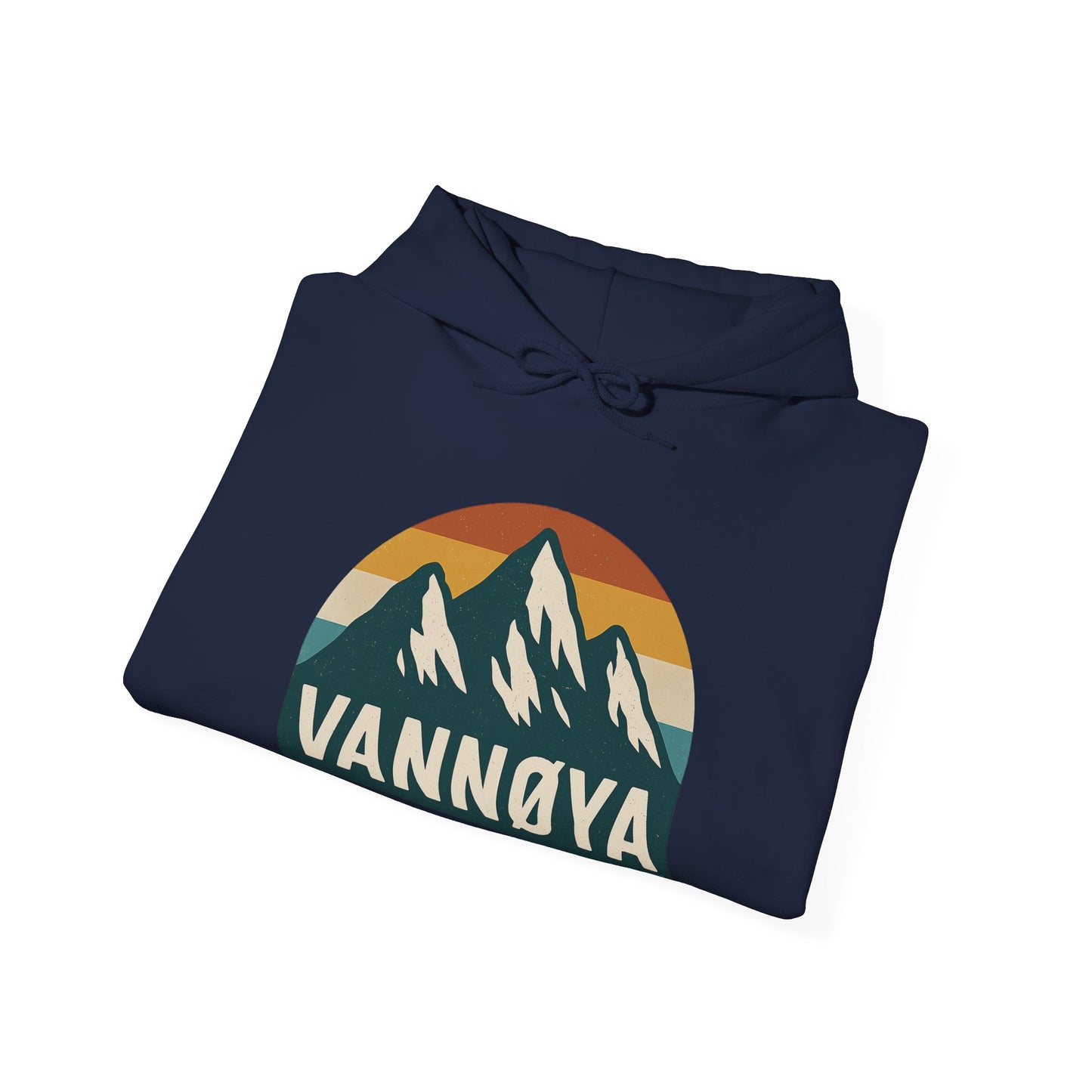 Mountain VANNØYA Unisex Hoodie - Cozy, Outdoor-Inspired Sweatshirt