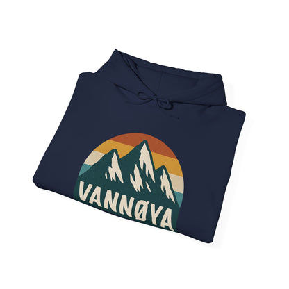 Mountain VANNØYA Unisex Hoodie - Cozy, Outdoor-Inspired Sweatshirt
