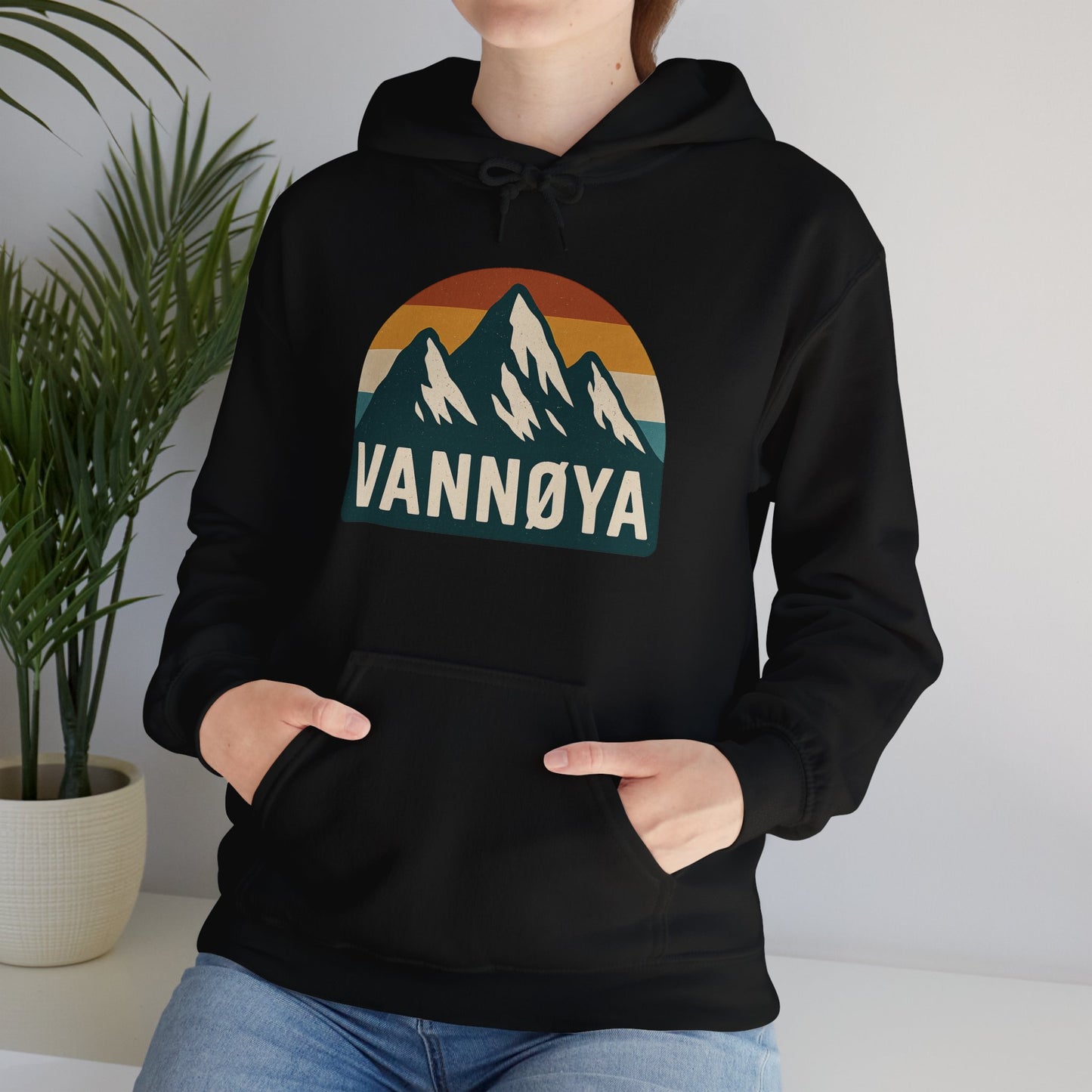 Mountain VANNØYA Unisex Hoodie - Cozy, Outdoor-Inspired Sweatshirt