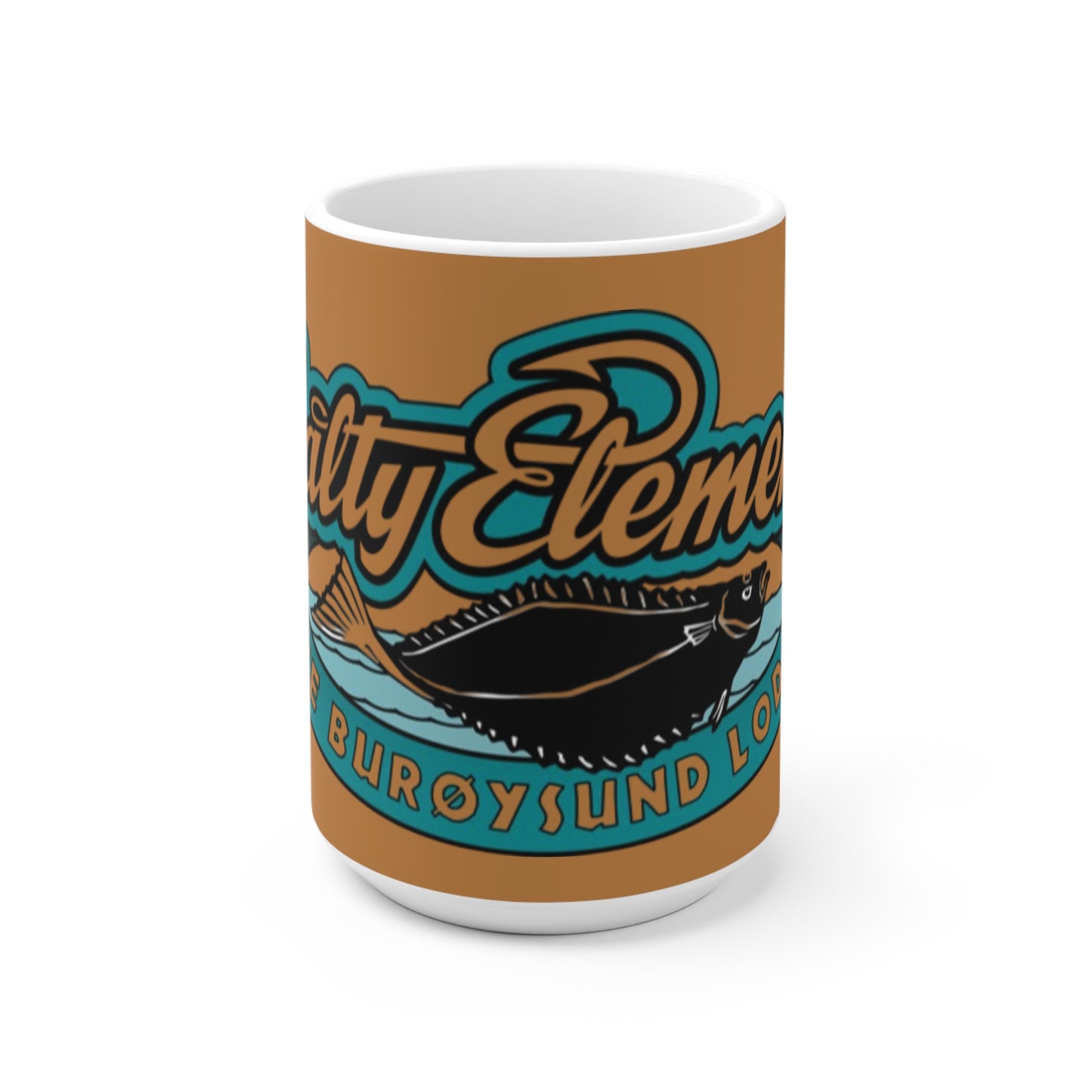 Keramiktasse mit Salty Element Logo – Für heiße Getränke und echte Genussmomente