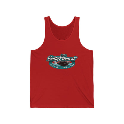 „Angeln ist Krieg“ – Unisex Jersey Tanktop für echte Draußen-Menschen