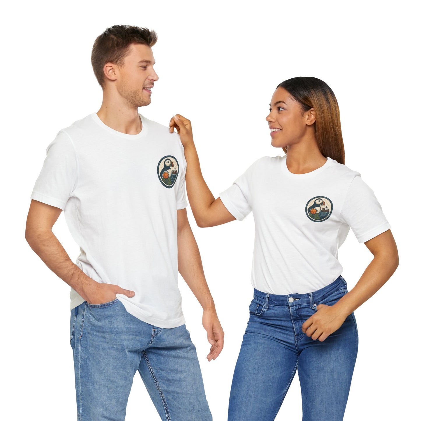 Unisex Jersey T-Shirt – Buroysund-Design für Alltag & Abenteuer