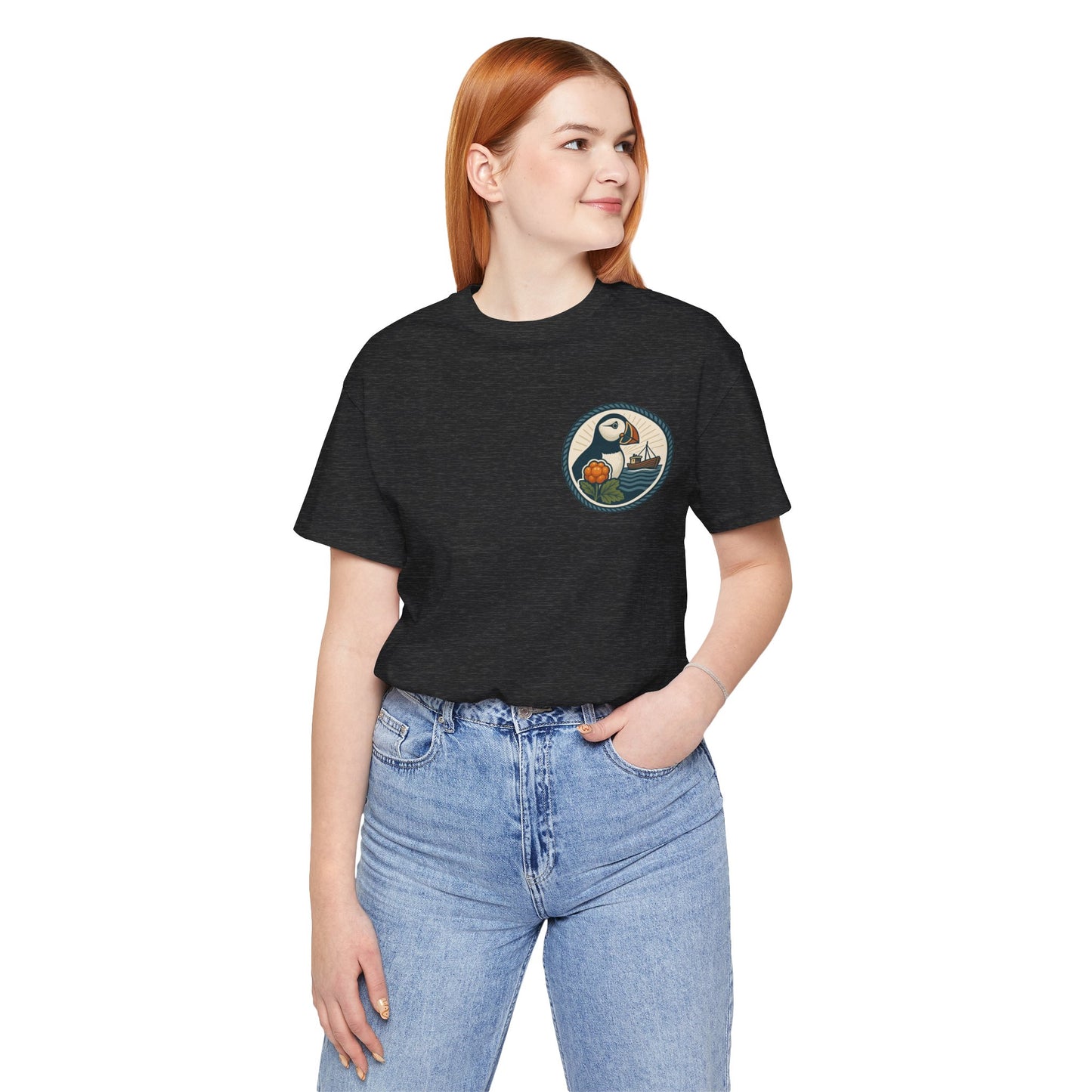 Unisex Jersey T-Shirt – Buroysund-Design für Alltag & Abenteuer