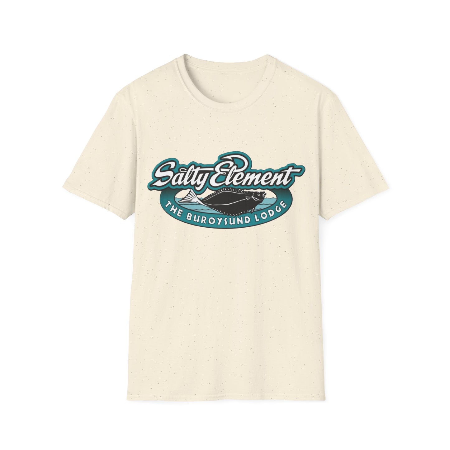 Salty Element Unisex Softstyle T-Shirt - Retro Mountain Lodge Tee