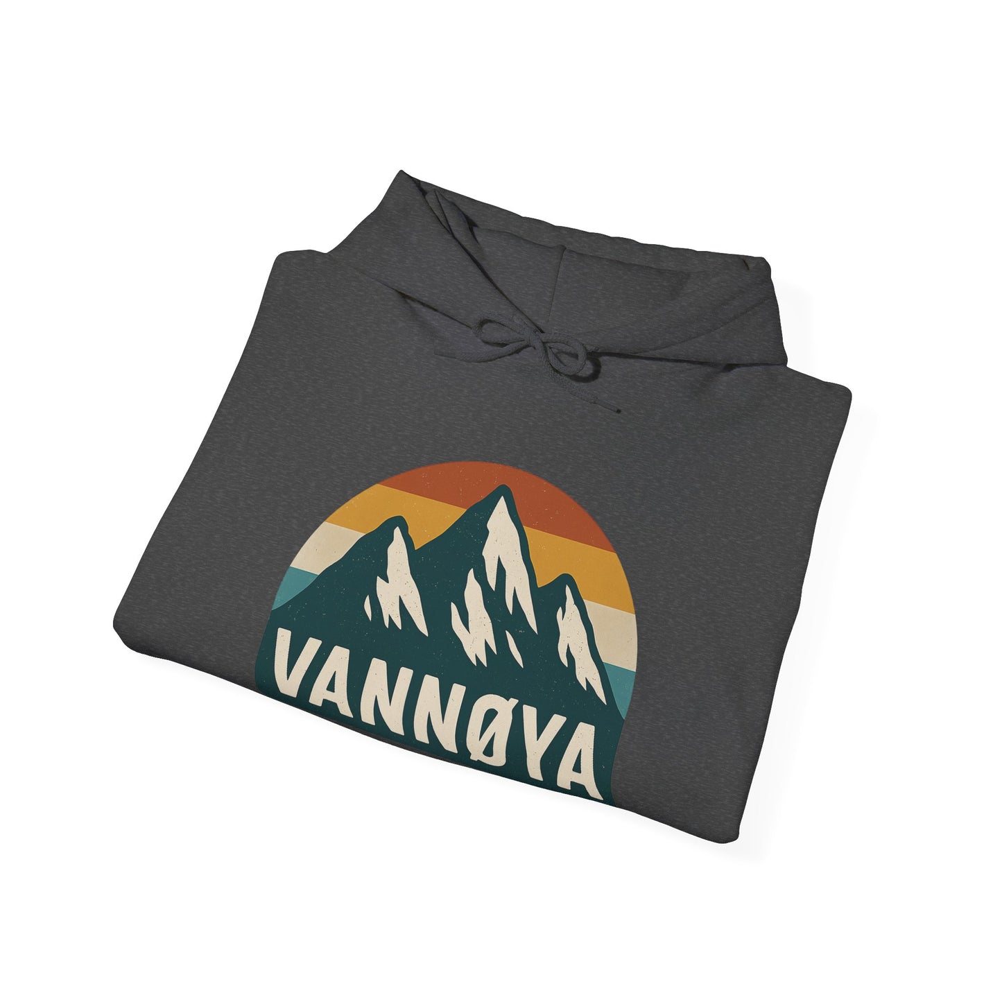 Mountain VANNØYA Unisex Hoodie - Cozy, Outdoor-Inspired Sweatshirt