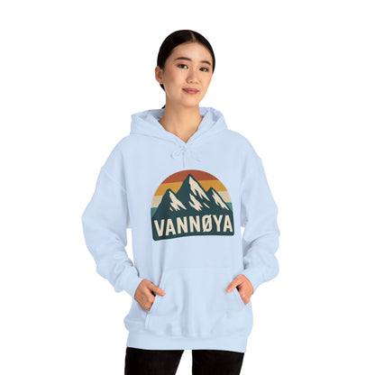 Mountain VANNØYA Unisex Hoodie - Cozy, Outdoor-Inspired Sweatshirt
