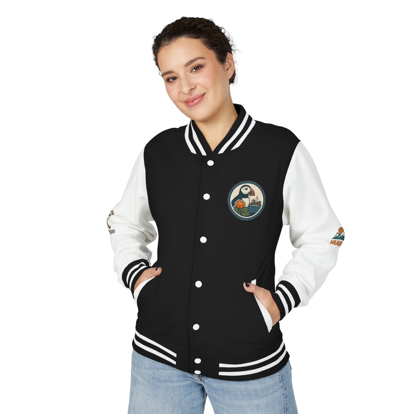 Unisex Collegejacke – Retro-Look trifft Komfort