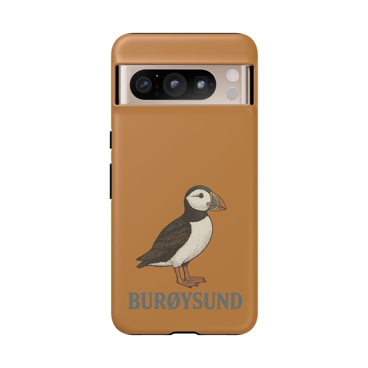 Premium-Handyhülle mit Papageientaucher – Schutz trifft nordische Wildnis