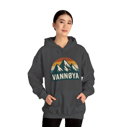Mountain VANNØYA Unisex Hoodie - Cozy, Outdoor-Inspired Sweatshirt