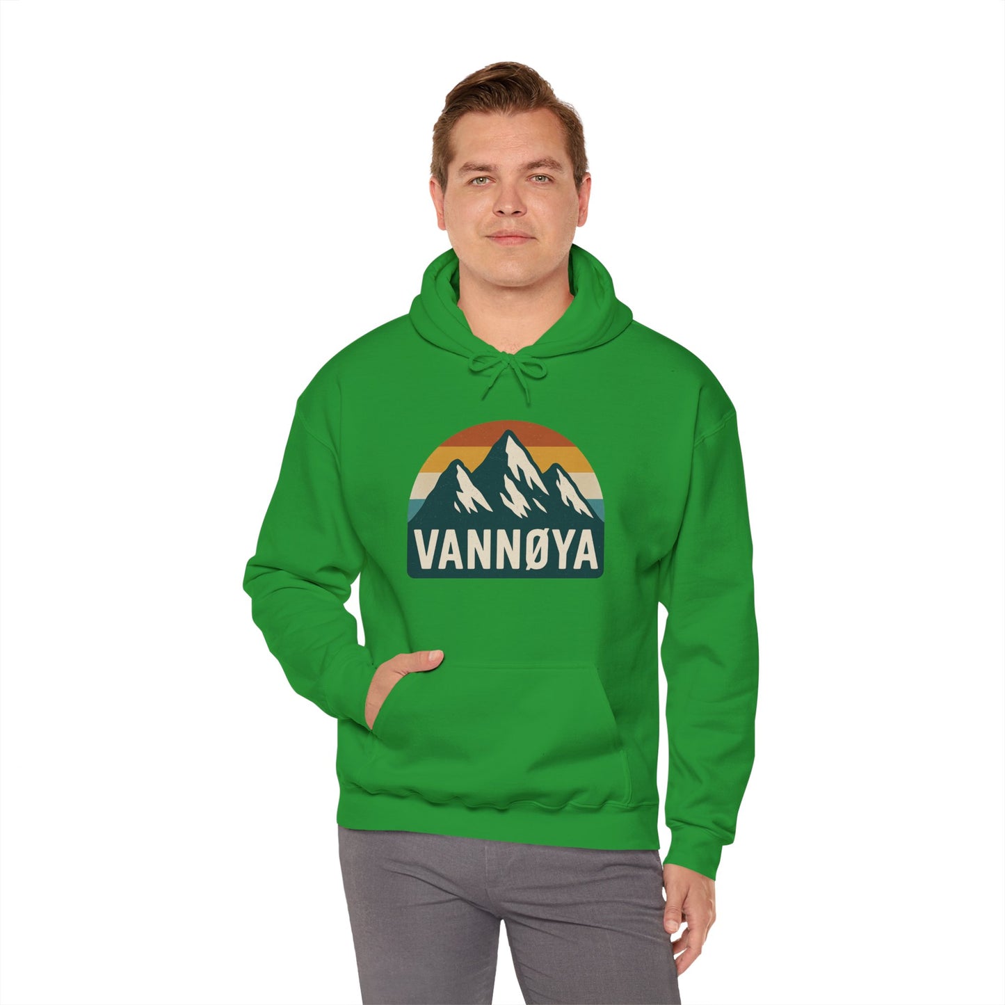 Mountain VANNØYA Unisex Hoodie - Cozy, Outdoor-Inspired Sweatshirt
