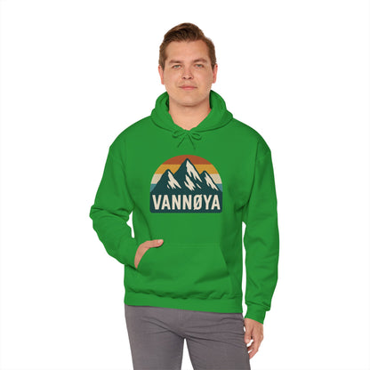 Mountain VANNØYA Unisex Hoodie - Cozy, Outdoor-Inspired Sweatshirt