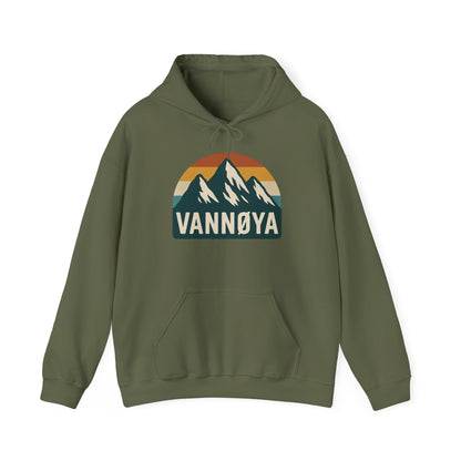 Mountain VANNØYA Unisex Hoodie - Cozy, Outdoor-Inspired Sweatshirt